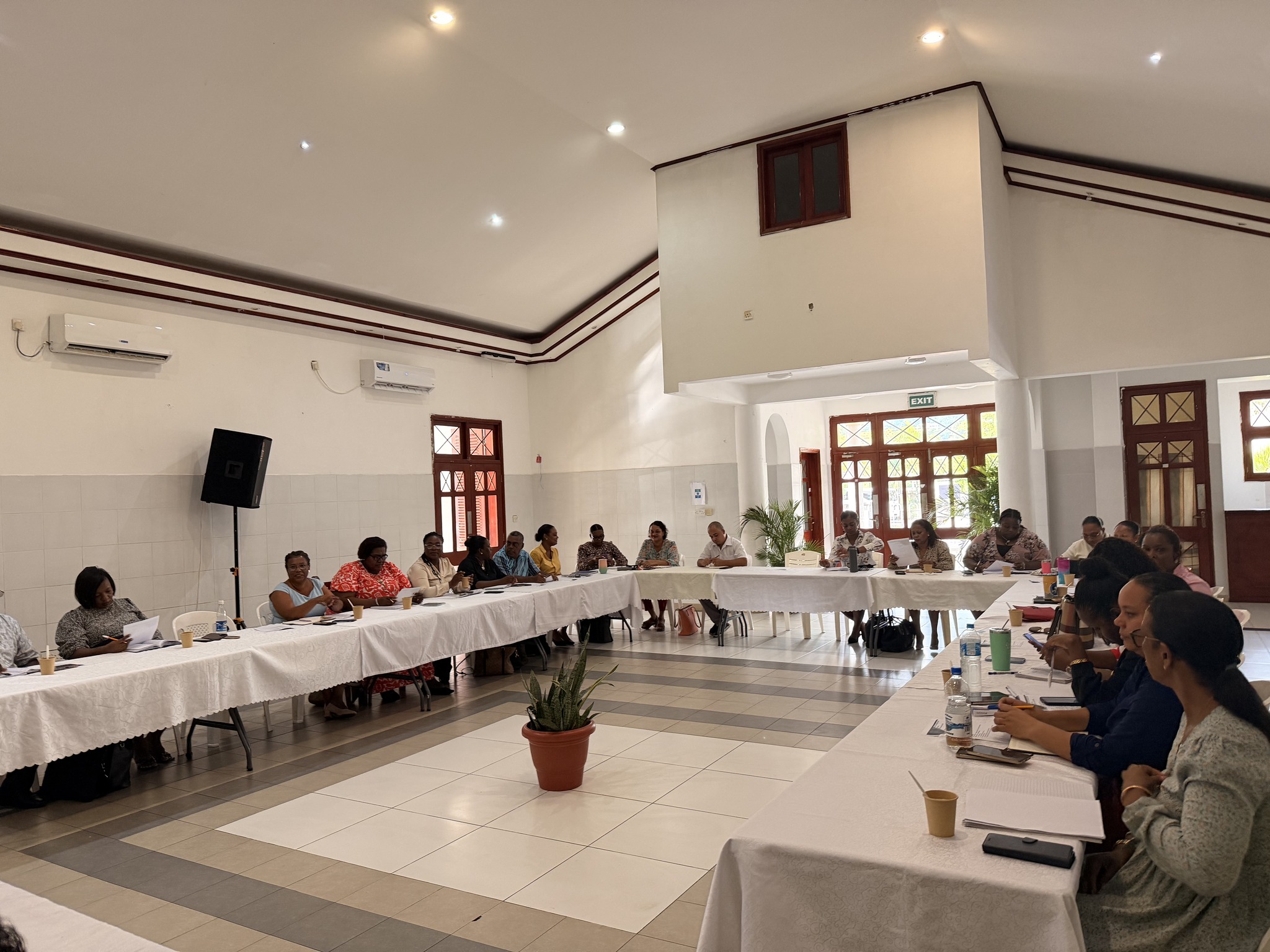 Housing presentation with District Administrators