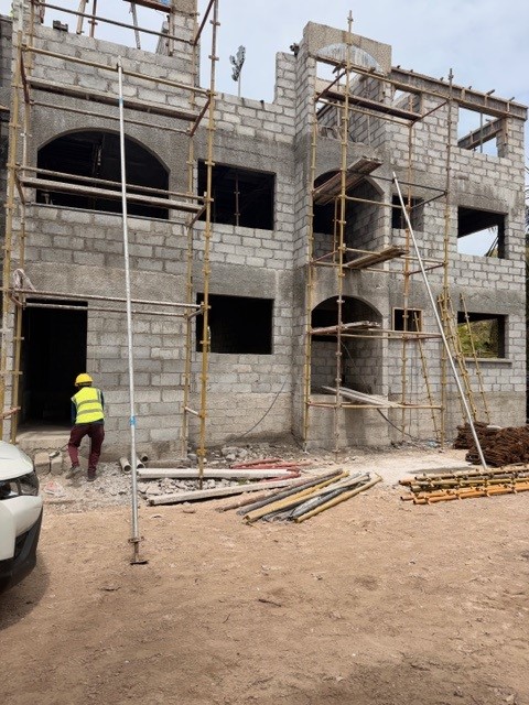 Site visits on Praslin.