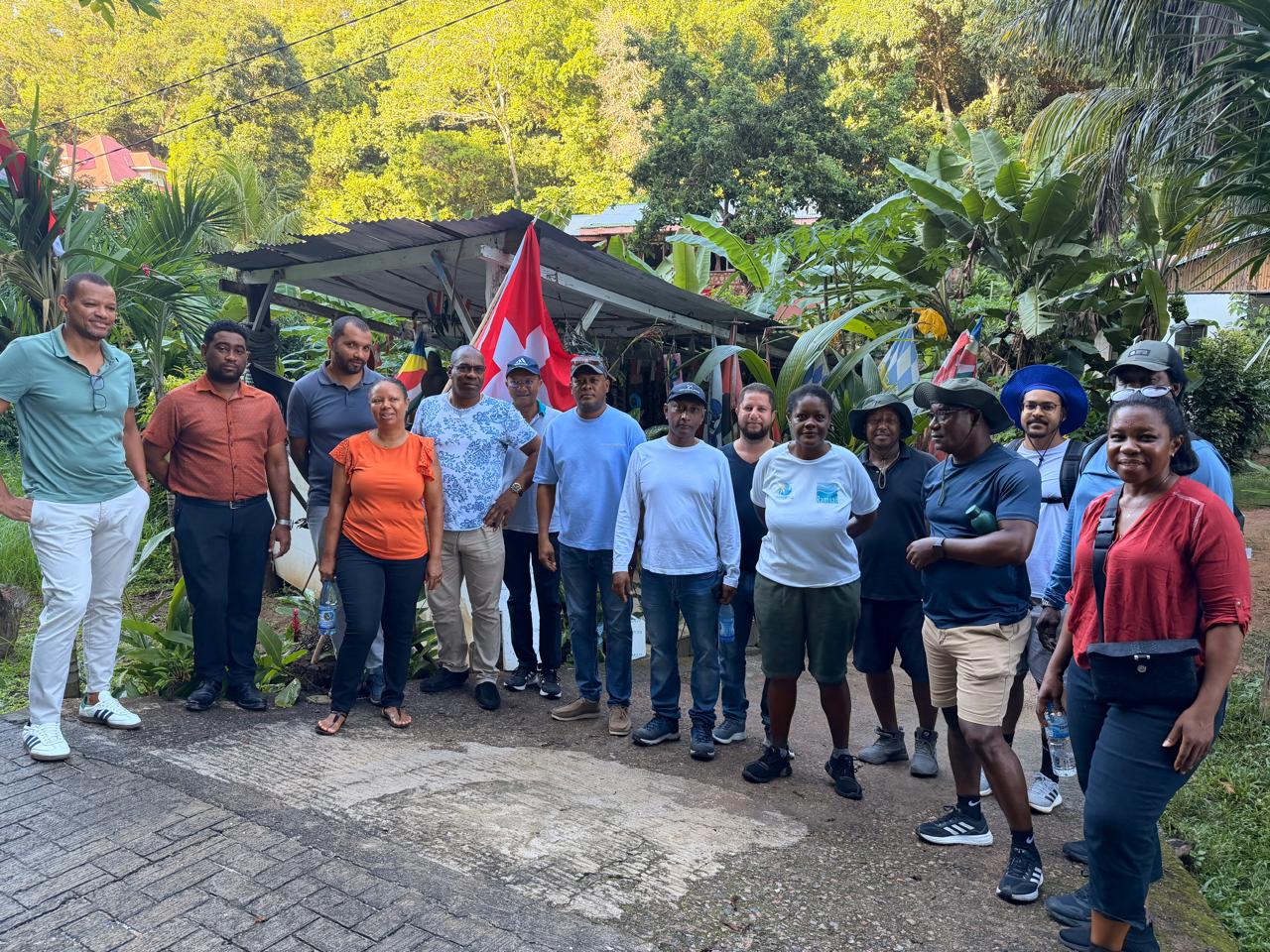 Closer to the People, Closer to the Projects - LH team on La Digue