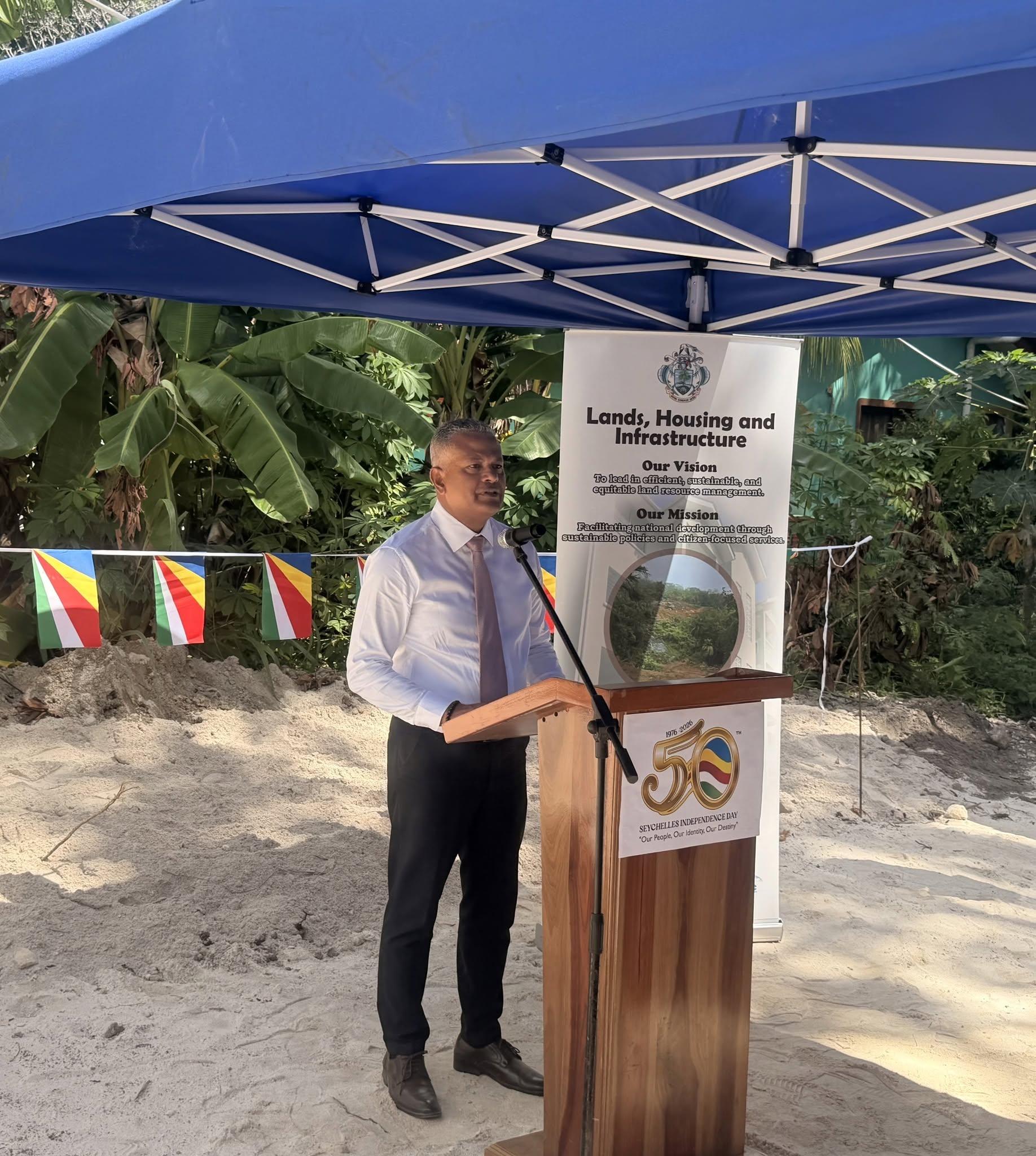 Inauguration of the first Mid-Range Condominium Housing Project on La Digue 