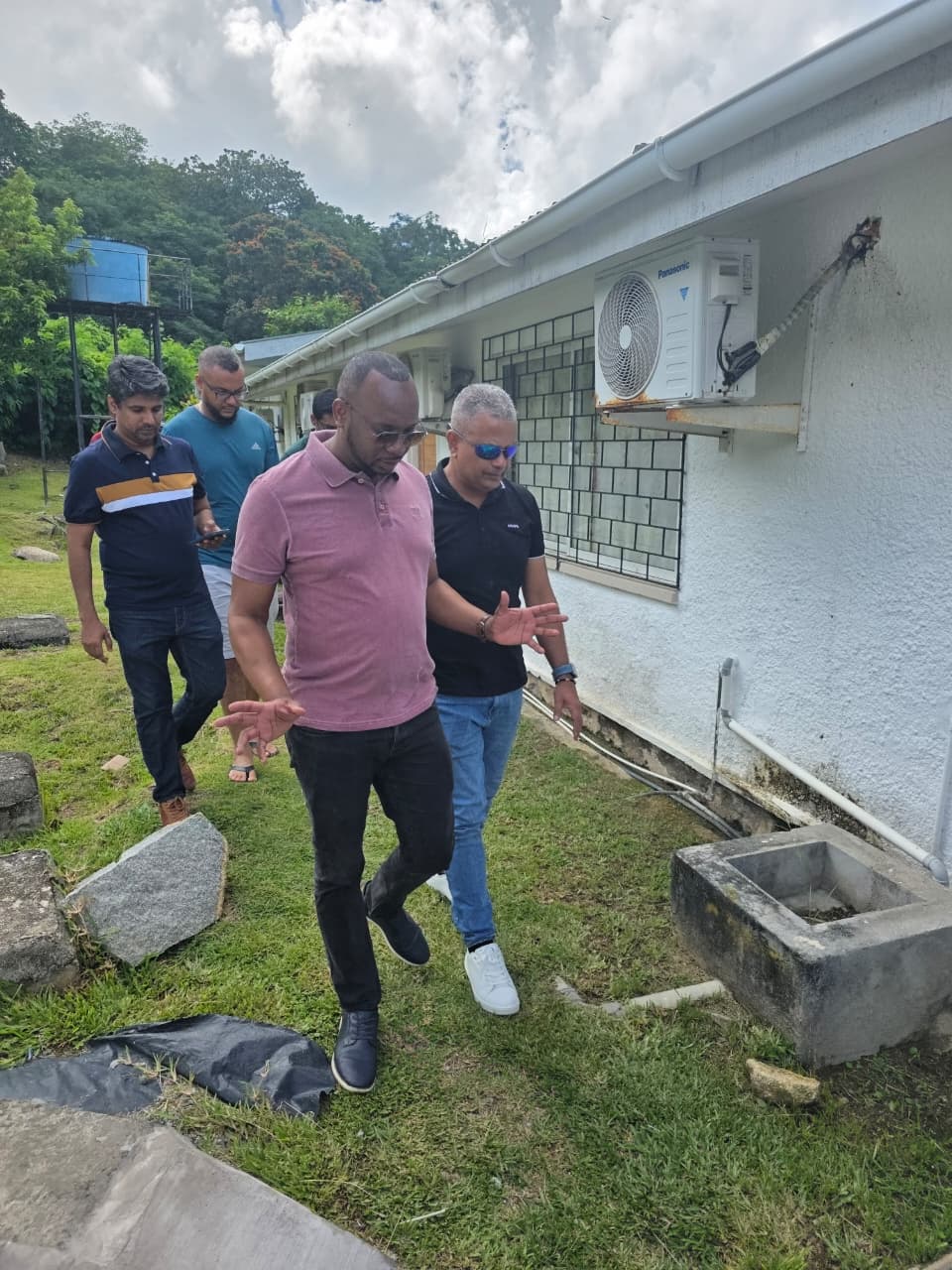 VP leads visit to health facilities to review conditions and needs