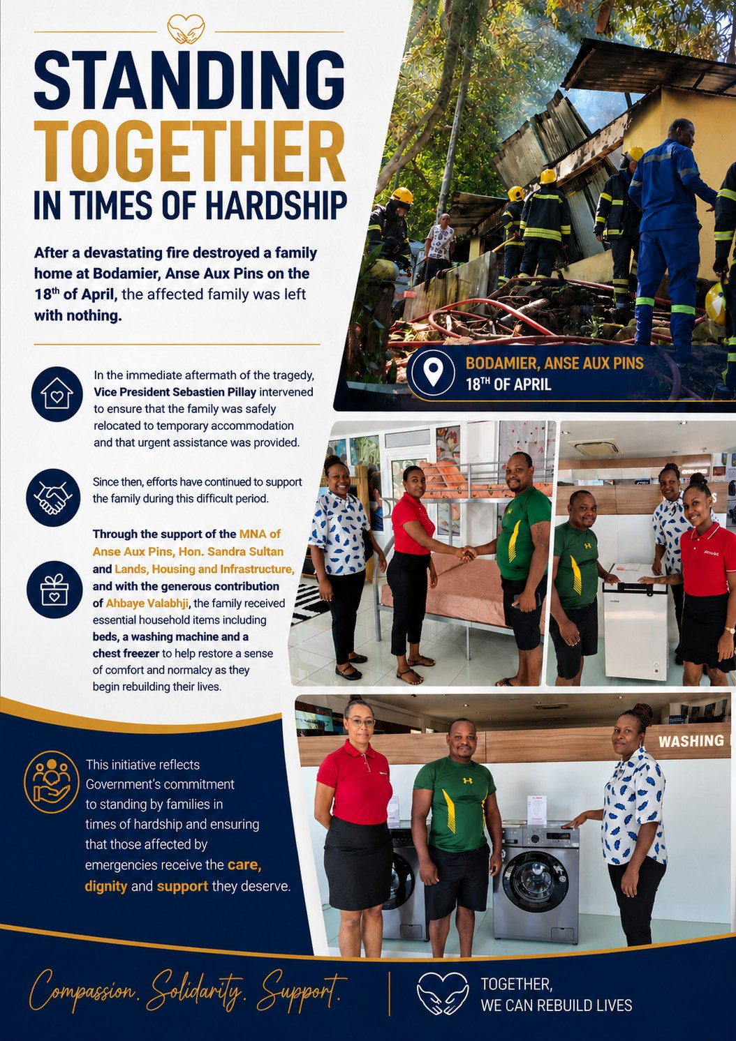 Standing together in times of hardship